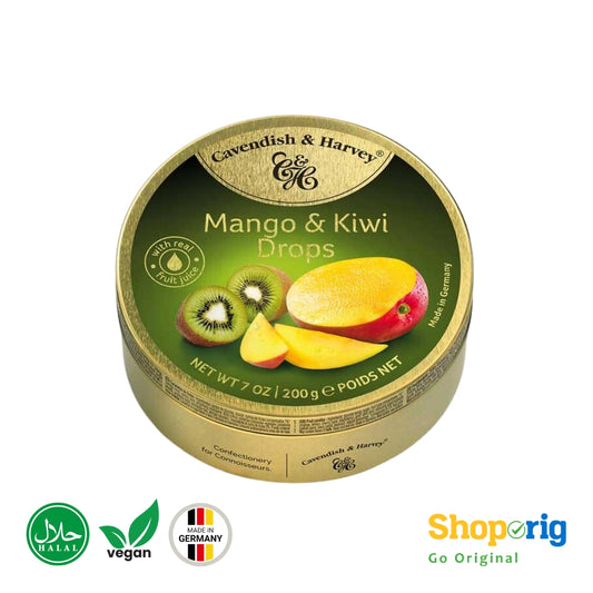 Fruit Candies Cavendish & Harvey Germany (Mango & Kiwi Drops) 200g