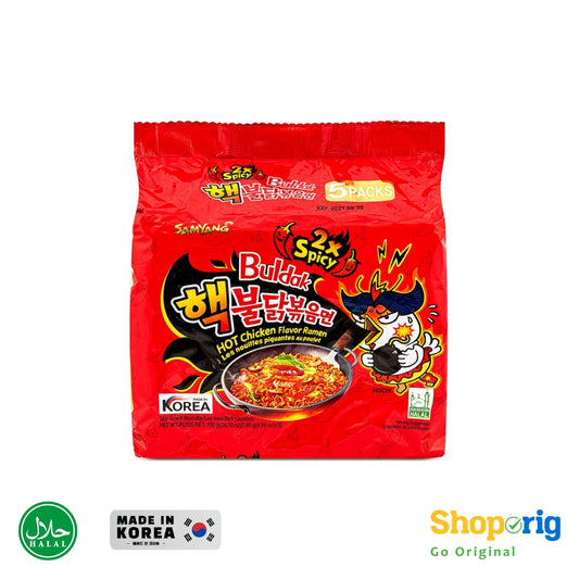 SAMYANG Spicy Hot (2x Spicy) Chicken Flavour Ramen Noodles, South Korea